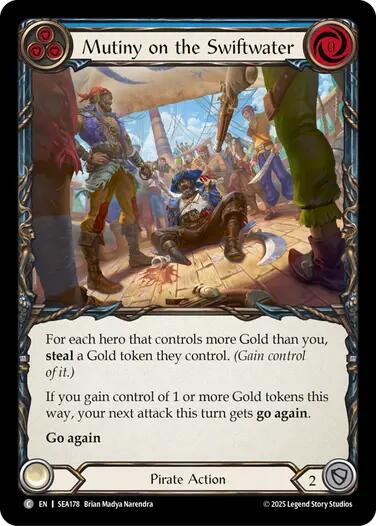 Mutiny on the Swiftwater [SEA178] (High Seas)  Rainbow Foil | Card Merchant Takapuna