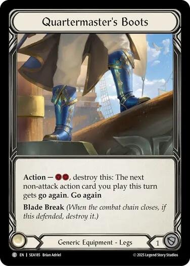 Quartermaster's Boots [SEA185] (High Seas) | Card Merchant Takapuna