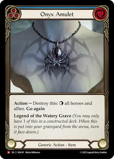 Onyx Amulet [SEA191] (High Seas) | Card Merchant Takapuna