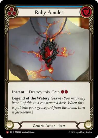 Ruby Amulet [SEA196] (High Seas) | Card Merchant Takapuna
