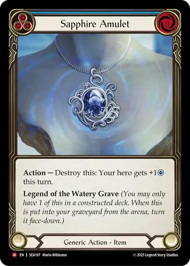 Sapphire Amulet [SEA197] (High Seas) | Card Merchant Takapuna