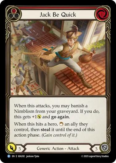 Jack Be Quick [SEA202] (High Seas)  Rainbow Foil | Card Merchant Takapuna