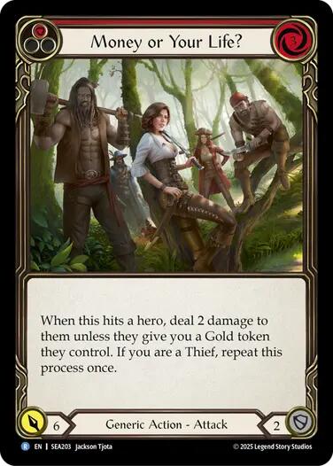 Money or Your Life? (Red) [SEA203] (High Seas)  Rainbow Foil | Card Merchant Takapuna