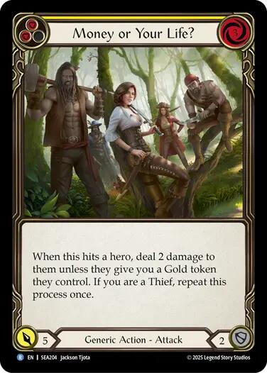 Money or Your Life? (Yellow) [SEA204] (High Seas) | Card Merchant Takapuna