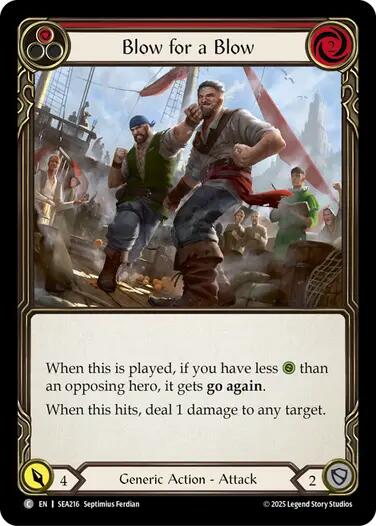 Blow for a Blow [SEA216] (High Seas) | Card Merchant Takapuna