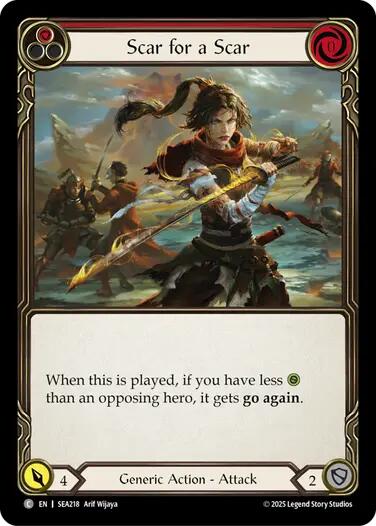 Scar for a Scar (Red) [SEA218] (High Seas) | Card Merchant Takapuna