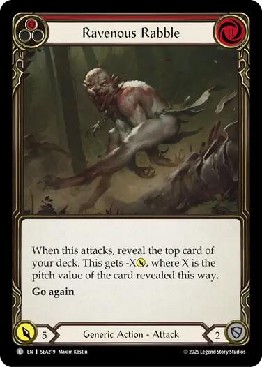 Ravenous Rabble (Red) [SEA219] (High Seas) | Card Merchant Takapuna