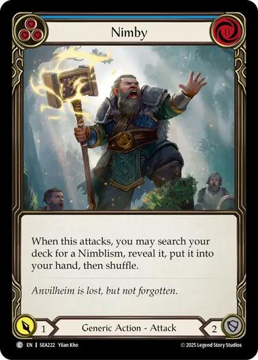 Nimby (Blue) [SEA222] (High Seas)  Rainbow Foil | Card Merchant Takapuna