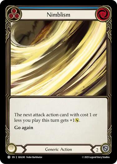 Nimblism (Blue) [SEA240] (High Seas) | Card Merchant Takapuna