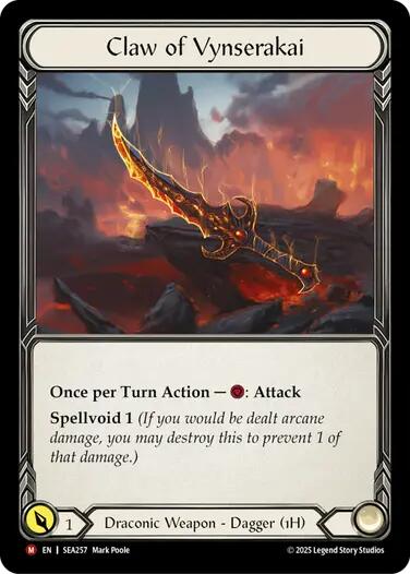 Claw of Vynserakai [SEA257] (High Seas) | Card Merchant Takapuna