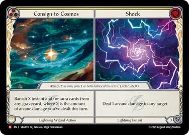 Consign to Cosmos // Shock [SEA259] (High Seas) | Card Merchant Takapuna