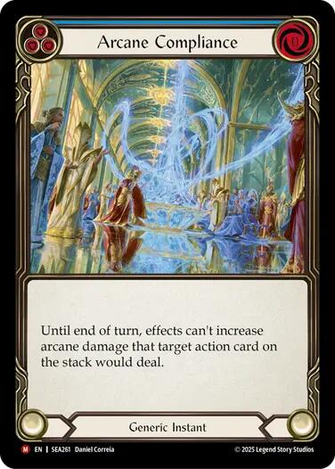 Arcane Compliance [SEA261] (High Seas)  Rainbow Foil | Card Merchant Takapuna
