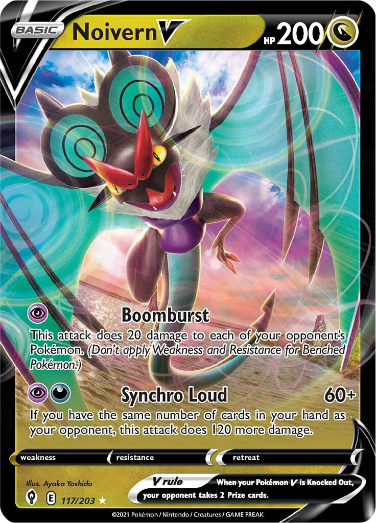 Noivern V (117/203) [Sword & Shield: Evolving Skies] | Card Merchant Takapuna