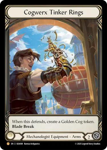 Cogwerx Tinker Rings (Treasure) [SEA008] (High Seas)  Cold Foil | Card Merchant Takapuna