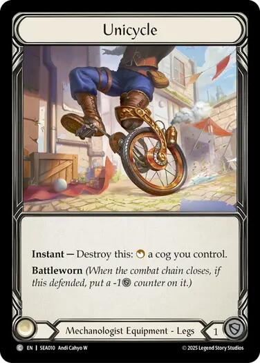 Unicycle (Treasure) [SEA010] (High Seas)  Cold Foil | Card Merchant Takapuna