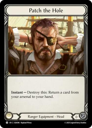 Patch the Hole (Treasure) [SEA096] (High Seas)  Cold Foil | Card Merchant Takapuna