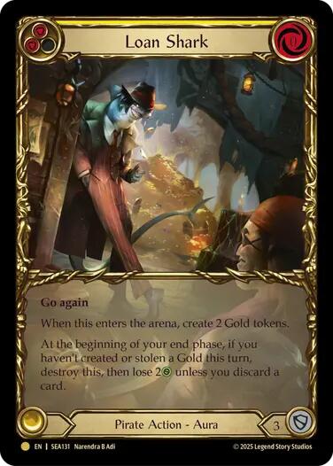 Loan Shark (Treasure) [SEA131] (High Seas)  Cold Foil | Card Merchant Takapuna
