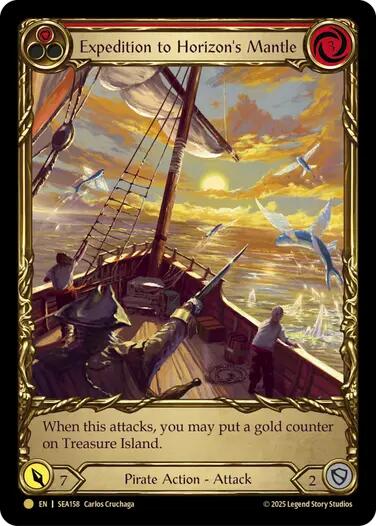Expedition to Horizon's Mantle (Treasure) [SEA158] (High Seas)  Cold Foil | Card Merchant Takapuna