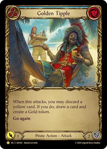 Golden Tipple (Blue) (Treasure) [SEA161] (High Seas)  Cold Foil | Card Merchant Takapuna