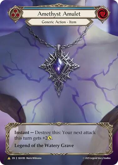 Amethyst Amulet (Treasure) [SEA189] (High Seas)  Cold Foil | Card Merchant Takapuna