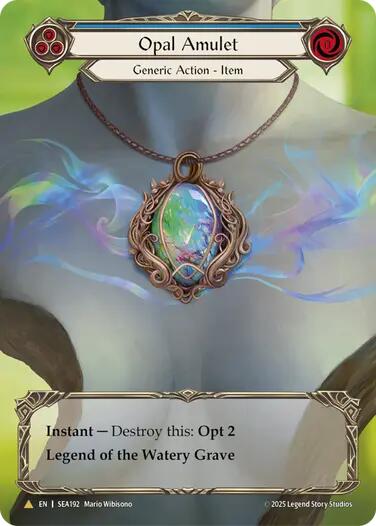 Opal Amulet (Treasure) [SEA192] (High Seas)  Cold Foil | Card Merchant Takapuna
