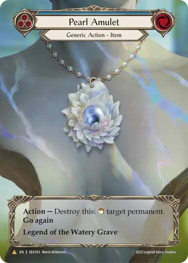 Pearl Amulet (Treasure) [SEA193] (High Seas)  Cold Foil | Card Merchant Takapuna