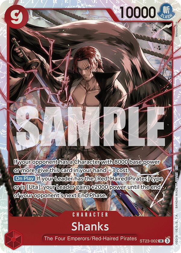 Shanks (002) [Starter Deck: Red Shanks] | Card Merchant Takapuna