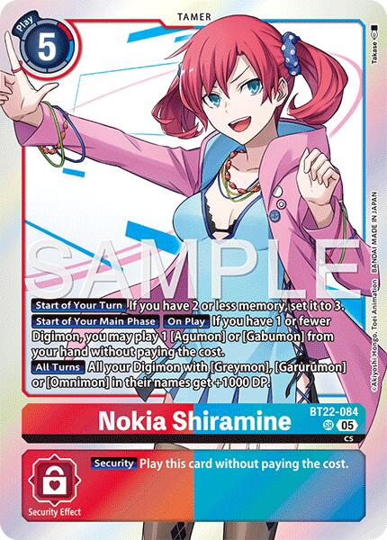 Nokia Shiramine [BT22-084] [Cyber Eden] | Card Merchant Takapuna