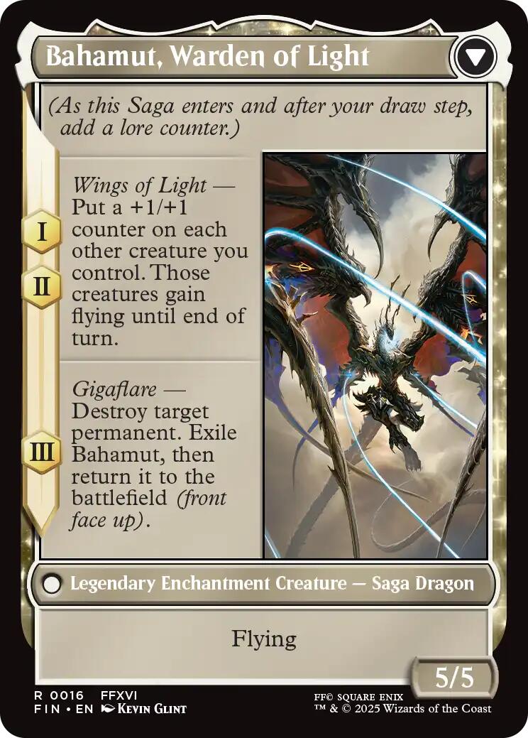 Dion, Bahamut's Dominant // Bahamut, Warden of Light [FINAL FANTASY] | Card Merchant Takapuna