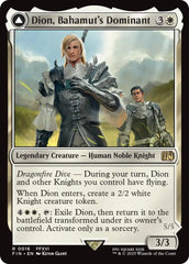 Dion, Bahamut's Dominant // Bahamut, Warden of Light [FINAL FANTASY] | Card Merchant Takapuna