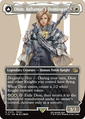 Dion, Bahamut's Dominant // Bahamut, Warden of Light (Borderless) [FINAL FANTASY] | Card Merchant Takapuna