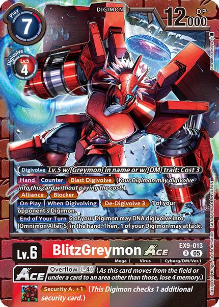 BlitzGreymon ACE [EX9-013] [Versus Monsters] | Card Merchant Takapuna