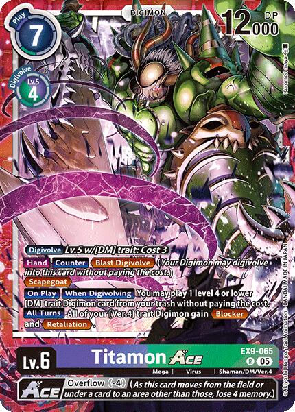 Titamon ACE [EX9-065] [Versus Monsters] | Card Merchant Takapuna