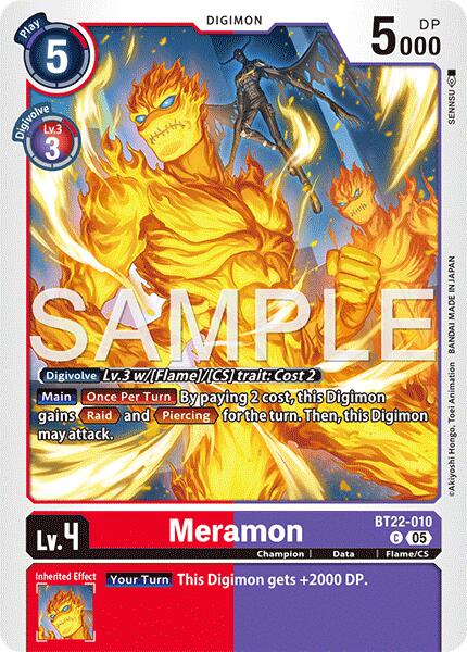 Meramon [BT22-010] [Cyber Eden] | Card Merchant Takapuna