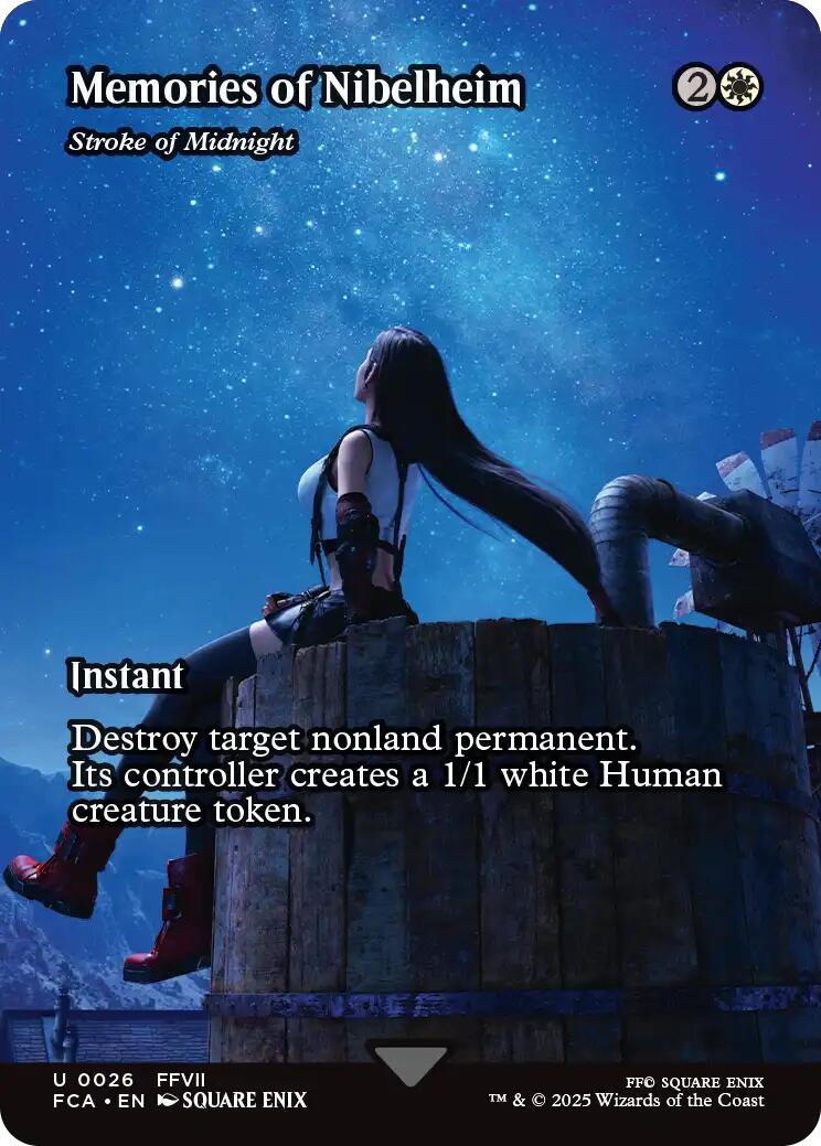 Memories of Nibelheim - Stroke of Midnight (Showcase) [FINAL FANTASY : Through the Ages] | Card Merchant Takapuna