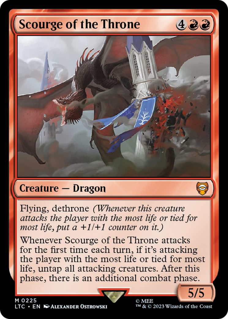 Scourge of the Throne [The Lord of the Rings: Tales of Middle-Earth Commander] | Card Merchant Takapuna