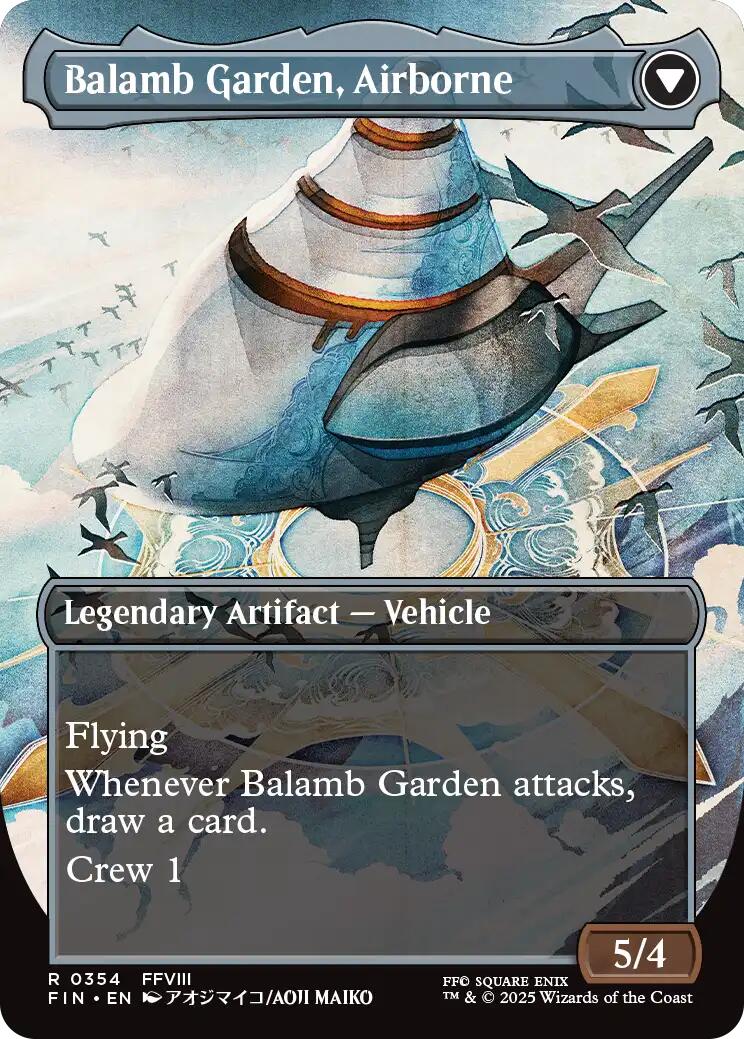 Balamb Garden, SeeD Academy // Balamb Garden, Airborne (Borderless) [FINAL FANTASY] | Card Merchant Takapuna