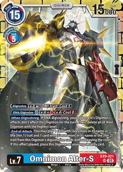 Omnimon Alter-S [EX9-021] [Versus Monsters] | Card Merchant Takapuna
