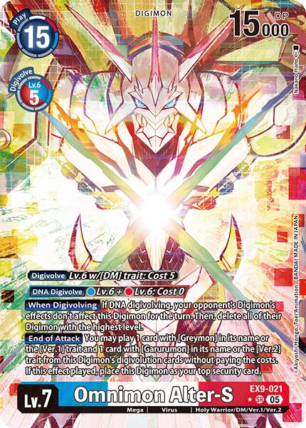 Omnimon Alter-S [EX9-021] (Alternate Art) [Versus Monsters] | Card Merchant Takapuna