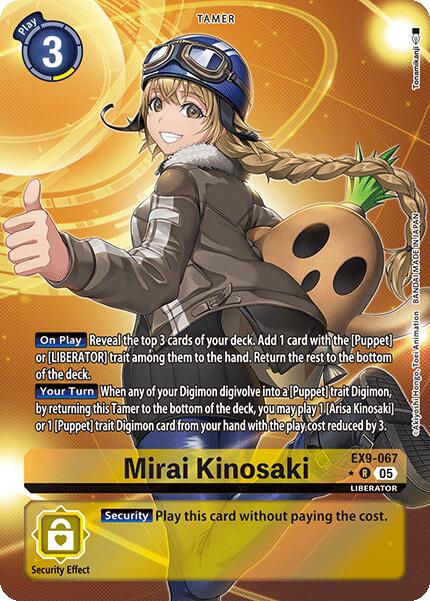 Mirai Kinosaki [EX9-067] (Alternate Art) [Versus Monsters] | Card Merchant Takapuna