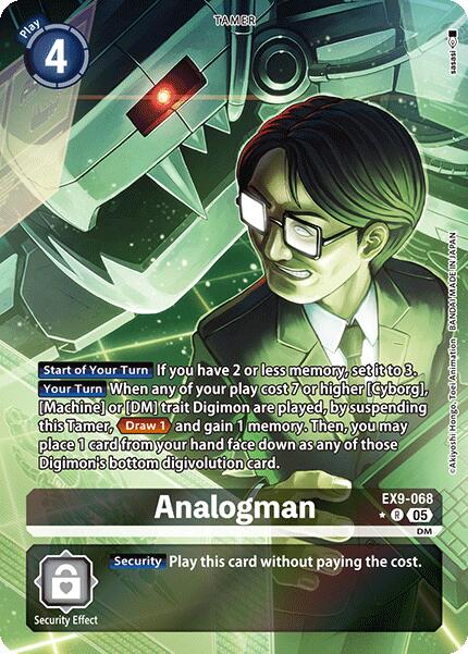 Analogman [EX9-068] (Alternate Art) [Versus Monsters] | Card Merchant Takapuna