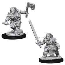 D&D Deep Cuts Unpainted Miniatures Female Dwarf Barbarian | Card Merchant Takapuna