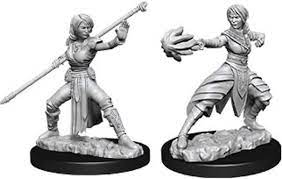 D&D Nolzur's Marvelous Unpainted Miniatures Half-Elf Monk (Female) | Card Merchant Takapuna