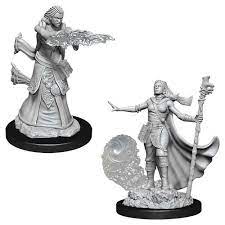 D&D Nolzurs Marvelous Unpainted Miniatures Human Wizard (Female) | Card Merchant Takapuna
