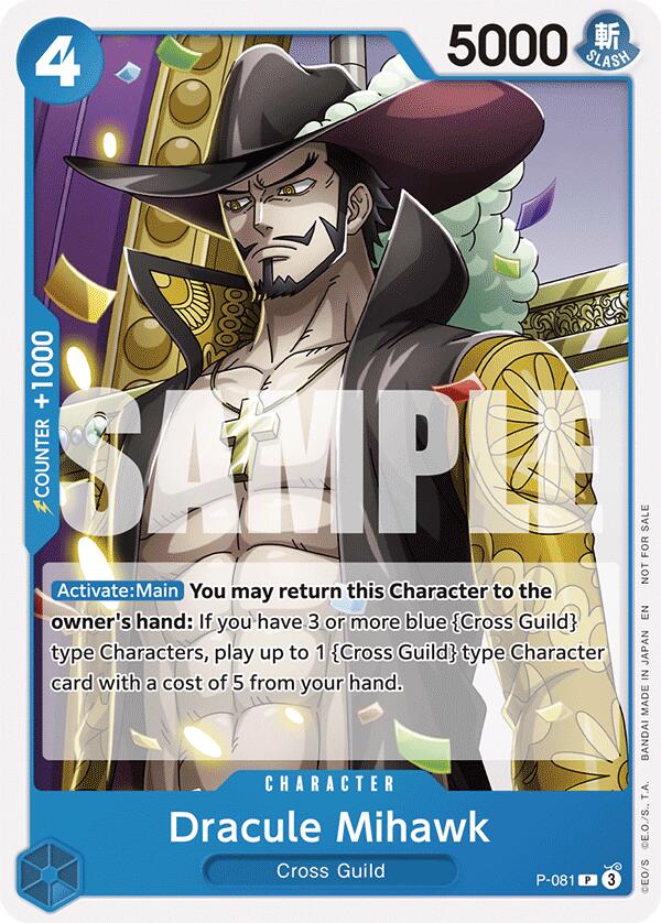 Dracule Mihawk (A Fist of Divine Speed Release Event) [One Piece Promotion Cards] | Card Merchant Takapuna