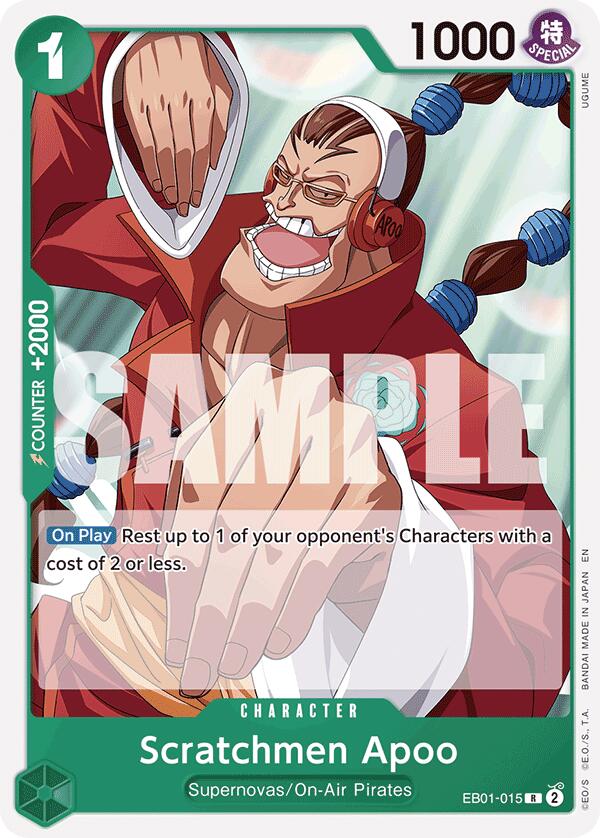 Scratchmen Apoo (Reprint) [Starter Deck: GREEN Jewelry Bonney] | Card Merchant Takapuna