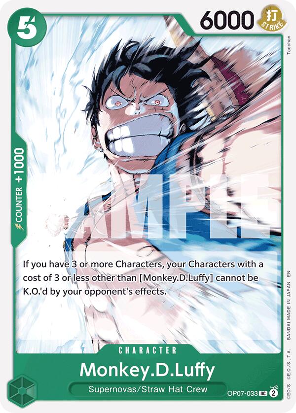 Monkey.D.Luffy (Reprint) [Starter Deck: GREEN Jewelry Bonney] | Card Merchant Takapuna