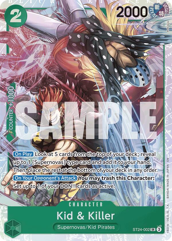Kid & Killer [Starter Deck: GREEN Jewelry Bonney] | Card Merchant Takapuna