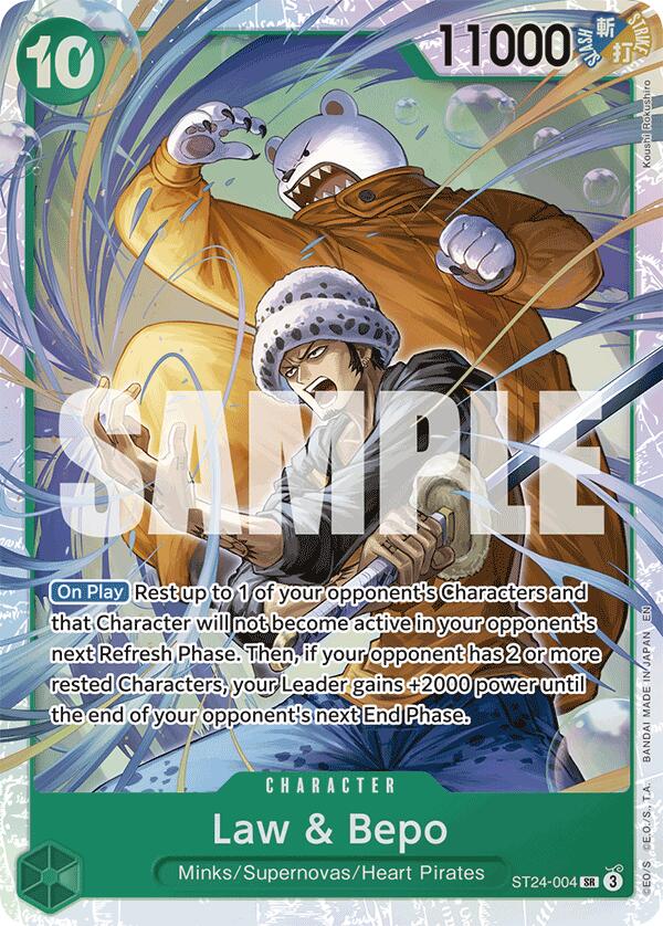 Law & Bepo [Starter Deck: GREEN Jewelry Bonney] | Card Merchant Takapuna