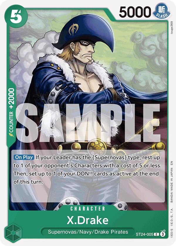 X.Drake [Starter Deck: GREEN Jewelry Bonney] | Card Merchant Takapuna
